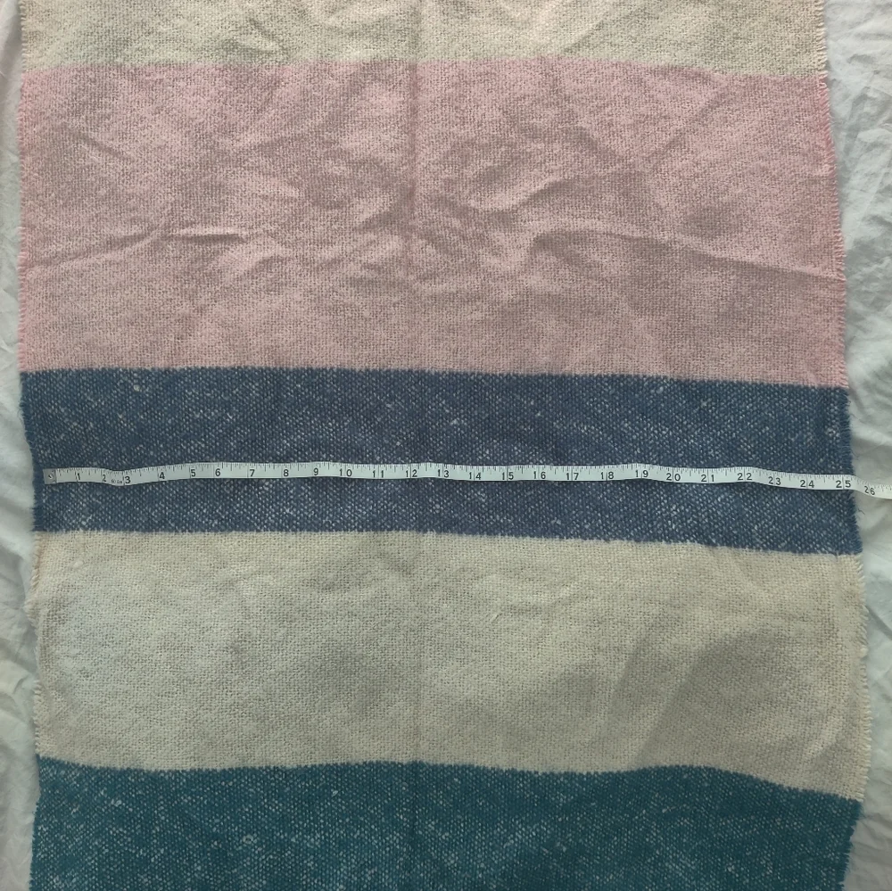 *UNIQLO* Color Block Scarf With Fringes - Picture 3 of 3
